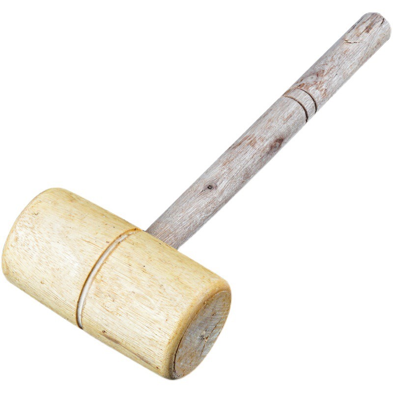 Wooden Mallet Carving - Mazo de madera con mango, mazo