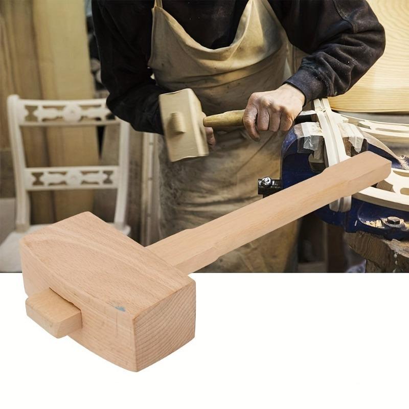 1 pieza DIY Martillo de carpin - Wooden Mallet Carving reseña y precio