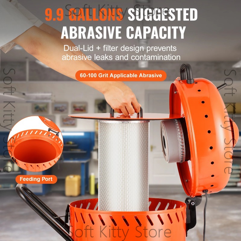 Sandblaster de Vacío de 28 Gal - Woodworking Vacuum System reseña y precio